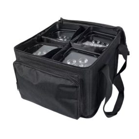   FTS UPLight 4-es Szett – 6x18W RGBWA+UV Akkumulátoros Uplight + Hordtáska