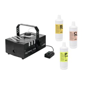   EUROLITE Dynamic Fog 700 Füstgép Szett + Folyadékok (700W, DMX)