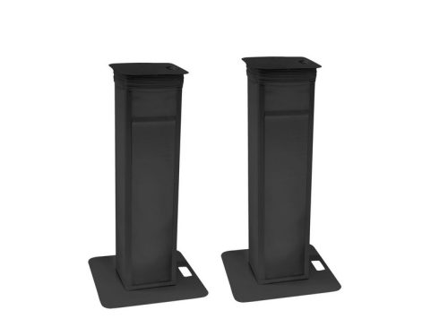 EUROLITE 2× Stage Stand Variable – Állítható rendezvény állvány szett fekete borítással és táskával