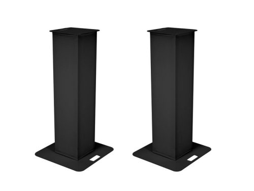 Eurolite 2× Stage Stand 150 cm – Dupla rendezvény állvány táskával és fekete borítással