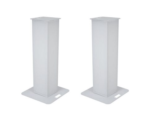 EUROLITE 2× Stage Stand 150 cm – Rendezvény állvány szett fehér borítással és táskával