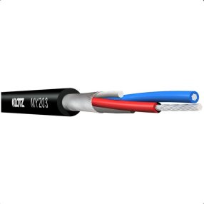   Klotz MY203SW Szimmetrikus Patch Kábel (2x0,22 mm²) – Mini Jack és Rack Bekötésekhez 1m