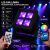 FTS Akku PAR LED Uplight – 4x15W RGBWA+UV 6in1, IP65, WiFi + DMX Vezérlés