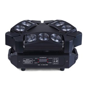   FTS Spider 9x10W RGBW Robotlámpa – Látványos Fényeffektek Mozgófejes