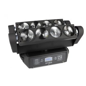 FTS Spider 8x12W (forgófejes) Robotlámpa