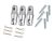 ALUTRUSS Trilock Set – Connecting Cone + Pivot Pin