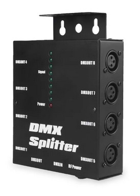 FTS 8 utas csatornás DMX Splitter 
