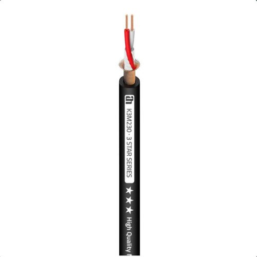 Adam Hall 3 STAR MICROPHONE 230 Mikrofonkábel (2x0,30 mm², AWG22) – Profi Színpadi Kábel