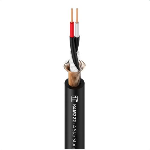 Adam Hall 4 STAR MICROPHONE 222 Mikrofonkábel (2x0,22 mm², AWG24) – Profi Színpadi Kábel