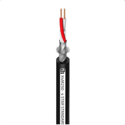 Adam Hall 4 STAR MICROPHONE 250 Mikrofonkábel (2x0,50 mm², AWG20) – Prémium Színpadi Kábel