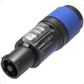   Neutrik NAC3FXXA-W-L powerCON lengő hálózati bemenet, kék, 10-16 mm átmérőjű kábelhez